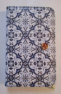 Adrienne Vittadini Travel Jewelry Storage/Organizer - Blue & White - Picture 1 of 5