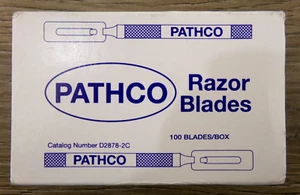 Pathco zweischneidige Rasierklingen 100 Stück, D2878-2C, Neu S5 - Bild 1 von 3