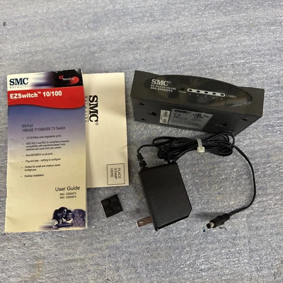 SMC Networks SMC-EZ6505TX Dual Speed Switch 10/100Mbps 5-Port - Image 1 of 4
