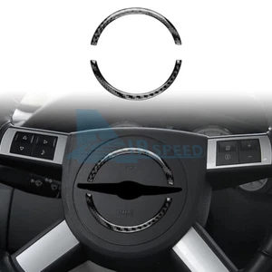 Steering Wheel Center Cover Sticker Carbon Fiber For Chrysler 300 300C 2005-2010 - Bild 1 von 8