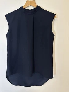 Canotta elegante donna Ted Baker taglia 2 UK 10 blu navy - Foto 1 di 4