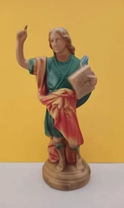 figura imagen religiosa de san pancracio realizada en goma años 70/80 vintage - Imagen 1 de 7