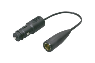 Cavo Adattatore Flessibile - Spina Accendisigari a Piccola Presa Moto - Immagine 1 di 2