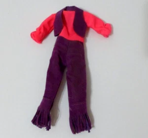 ROCK FLOWER DAWN FRIEND JEANS IN FRINGE #4052 OUTFIT FASHION 6" CLOTHES 1970'S - Picture 1 of 2