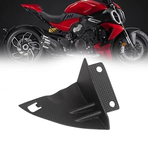 For Ducati Diavel V4 23+ 100% Carbon Fiber Chain Guard Mudguard Cover Matte - Picture 1 of 13