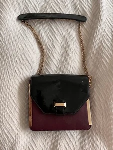 Juno Purple & Black Shoulder Bag - Picture 1 of 3