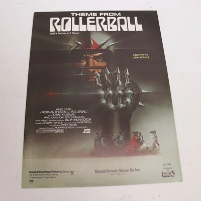 Partituras de piano de película Bach Toccata D m Theme Rollerball 1975 United Artists Foto 1 de 4
