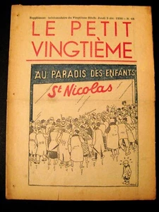 Le petit "vingtième" n° 48 décembre 1936 Saint Nicolas TBE - Foto 1 di 1