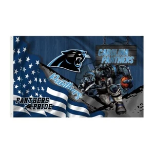 Carolina Panthers Flag 3'X5' Banner NFL FAST FREE Shipping US SELLER - Picture 1 of 1