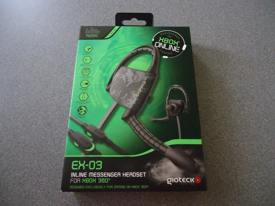 Gioteck EX-03 Inline Messenger Headset For XBox 360    - Image 1 of 1