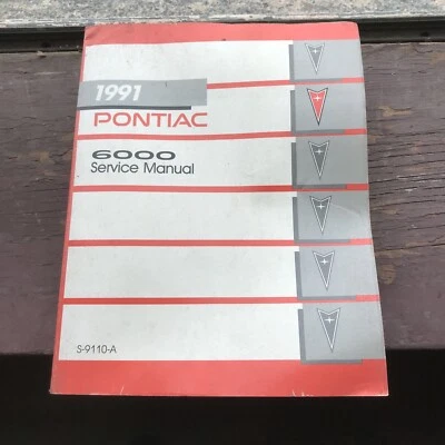 Pontiac 6000 1991 manual de reparación de servicio de taller - concesionario GM - ¡Envío rápido! Foto 1 de 4
