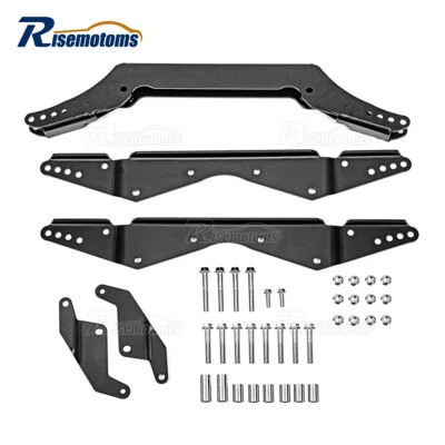 Kit de elevación atornillable ajustable de 2-3" de elevación completa negro para Polaris RZR 800 S RZR 4 800 Foto 1 de 4
