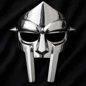 MF DOOM Inspired Metal Mask - Hip-Hop Cosplay Prop | Collector’s Edition in Stee - Bild 1 von 2