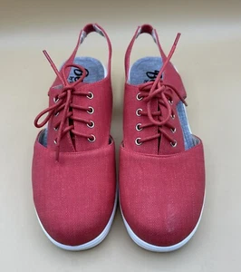 Bees by Beacon Womens Open Back Sneakers Size 8 Coral - Picture 1 of 5