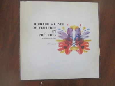 LP 33 T  Richard Wagner Ouvertures et Préludes  Direction Georges Sebastian - Photo 1/2