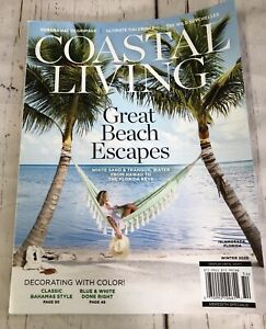 COASTAL LIVING BEACH ESCAPES 2020 WINTER southern country style travel leisure