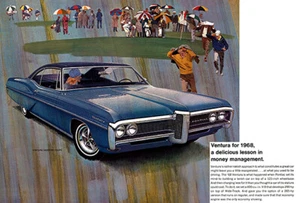 1968 Pontiac Ventura - Promotional Advertising Poster - Picture 1 of 1