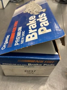 Disc Brake Pads D237 Premium Organic Fade Free fits Mercury *New & Free Shipping - Picture 1 of 2