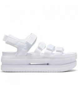 Nueva sandalia clásica nike icon dh0223-100 blanca ee. uu. con 6 - 9 tomas - Imagen 1 de 8