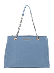 VALENTINO Relax Shopping Bag M Shopper Schultertasche Tasche Avion blaugrau - Bild 1 von 5