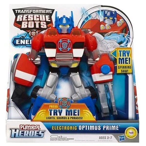 Transformers Playskool Heroes Rescue Bots Energize Electronic Optimus Prime Figu - Picture 1 of 1