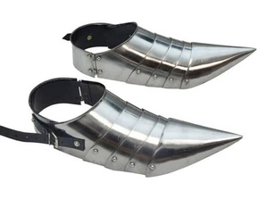 Mittelalter Ritter Rüstung Schuhe Kreuzritter Gothic Sabatons 15.Jh. - Bild 1 von 6