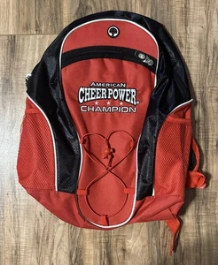 Zaino American Cheer Power Champion Cheerleader Competizione Rosso Ragazze Gear - Foto 1 di 2