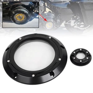 Black Derby Timing Timer Point Cover For Harley Electra Road Glide FLTRX FLTRXS - Bild 1 von 11
