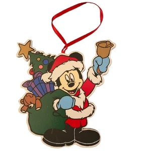 Vintage Disney Santa Mickey Christmas Ornament by Kurt Adler - Picture 1 of 4