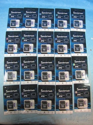 Bundle of 20 Speederlash 128GB microSDXC Memory Cards - FREE SHIPPING - NEW - Image 1 of 2
