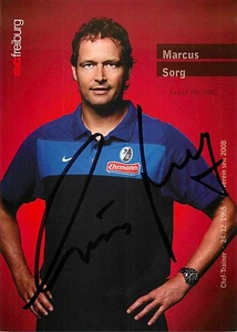 Marcus Sorg Original Autogrammkarte SC Freiburg - ca.11cm x 15cm - Bild 1 von 2