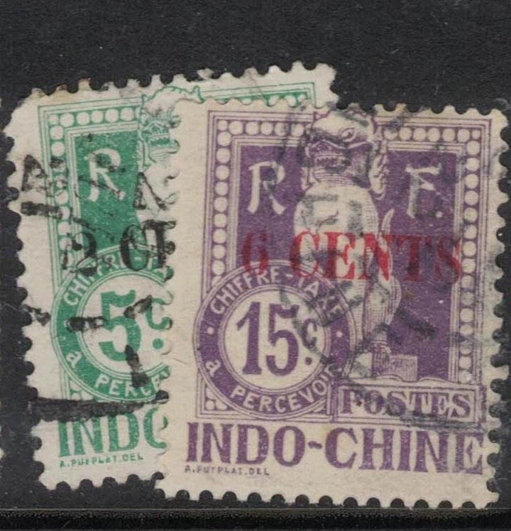 French Indochina SC J20, J22 VFU (1fmc) - Image 1 of 1