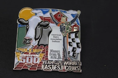 2 Different Indianapolis 500 - American Dairy Association Hat or Lapel Pins - Image 1 of 4