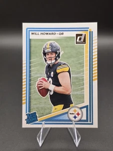 2025 Donruss- Rated Rookie- Will Howard- 309 - Picture 1 of 2