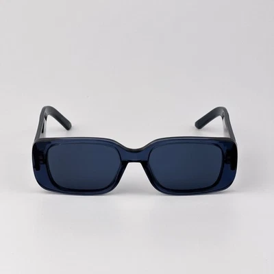 Dior Men Sunglasses Translucent Blue Rectangle WILDIOR S2U 30B0 NEW AUTHENTIC - Image 1 of 4