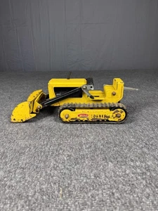 Vintage Tonka Loader Bulldozer Pressed Steel Yellow Construction Toy 1960s Metal - Picture 1 of 6
