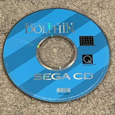 Ecco The Dolphin (Sega CD, 1993) Disc Only Tested - Image 1 of 2