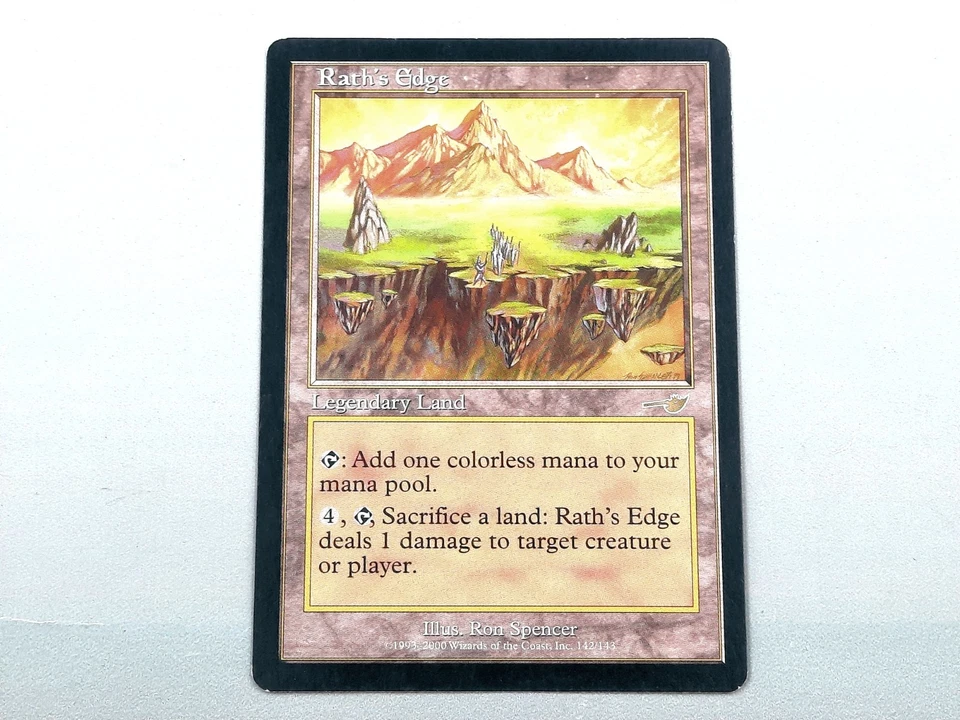 MTG - NEMESIS (BB/'00) - RATH‘S EDGE (142) - RATHS KANTE / RARE /NEVER PLAYED/NM - Bild 1 von 4