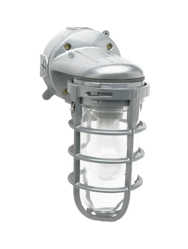 Woods L1707SV, вандалоустойчивый защитный фонарь, настенное крепление (сетевой адаптер 150 Вт), новый в коробке - Изображение 1 из 1