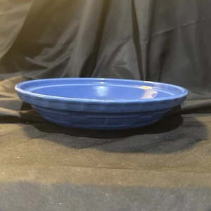 longaberger woven traditions pottery Cornflower Blue 10 1/4 In Pie Plate - Picture 1 of 6