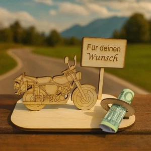 Geldgeschenk Moped Geburtstag Rente Gutschein verschiedene Schilder - Bild 1 von 26