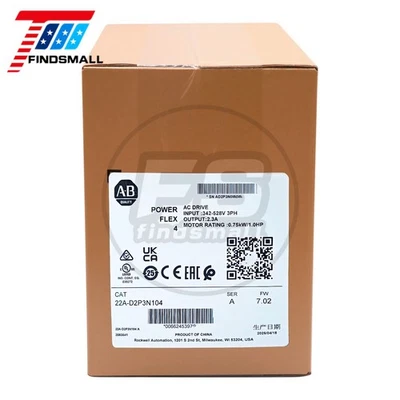 Nuevo sellado de fábrica 22A-D2P3N104/A Allen Bradley Powerflex 4 unidades de CA Foto 1 de 4