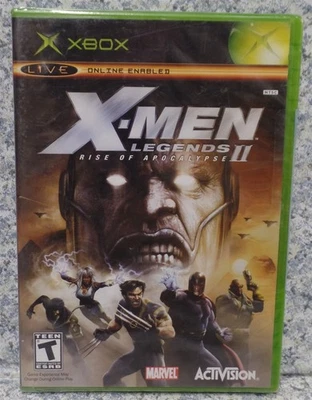 电子游戏 XBOX X-MEN Legends II 启示录的崛起 II #1 全新未拆封 — 第 1/4 张图片