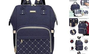 Diaper Bag Backpack, Diaper Bags for Baby Girls Boys, Baby Bags for Moms Dads, - Picture 1 of 7