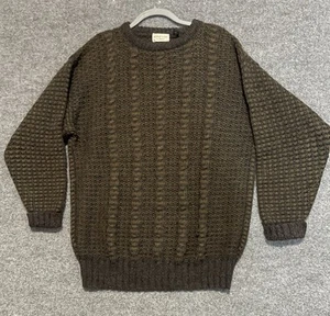 Vintage Button Down San Francisco Wollpullover Gr. Large - handgewebt in Irland - Bild 1 von 13