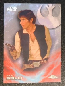 2025 Topps Chrome Star Wars Han Solo Super Box Variation #CE-25 - Picture 1 of 2