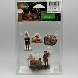 3 Lemax Spooky Town HALLOWEEN Frankenstein Reaper Haunted House Entrance Figures - Picture 1 of 3