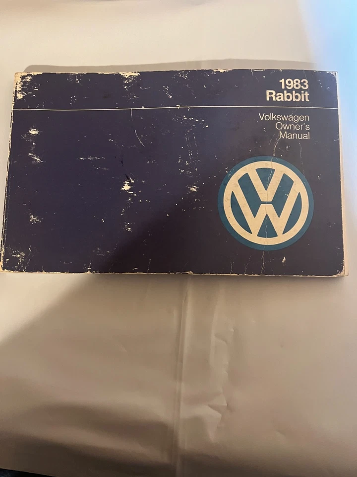 Volkswagen VW Rabbit 1983 manual del propietario original Foto 1 de 1
