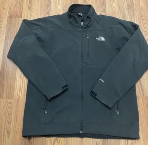 The North Face Apex Bionic Jacket Mens XL Black Softshell Windproof Pockets - Picture 1 of 15