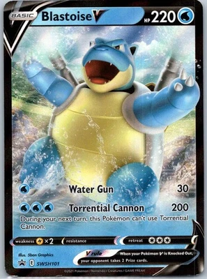 Blastoise V - Promo SWSH: Sword & Shield Promo Cards SWSH101 NM - Image 1 of 2
